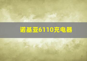 诺基亚6110充电器