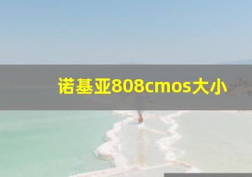 诺基亚808cmos大小