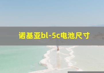 诺基亚bl-5c电池尺寸