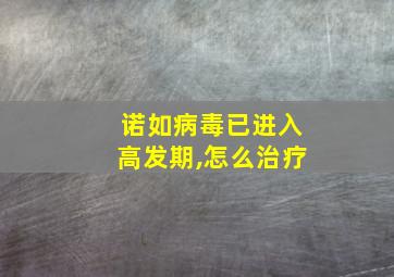 诺如病毒已进入高发期,怎么治疗