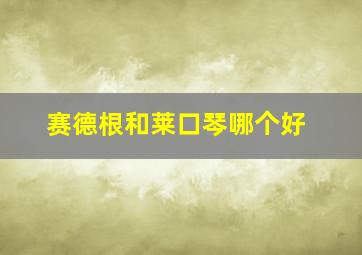 赛德根和莱口琴哪个好