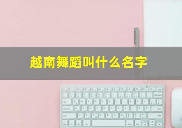 越南舞蹈叫什么名字