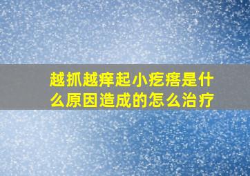 越抓越痒起小疙瘩是什么原因造成的怎么治疗