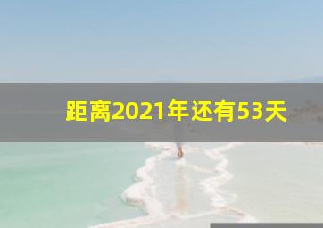 距离2021年还有53天