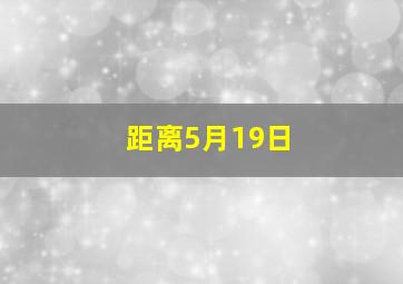 距离5月19日