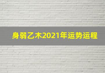 身弱乙木2021年运势运程