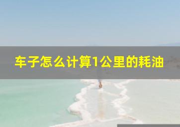 车子怎么计算1公里的耗油