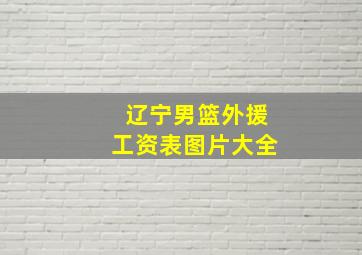 辽宁男篮外援工资表图片大全