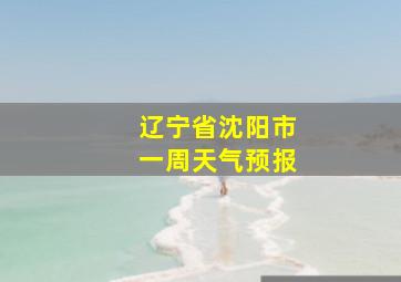 辽宁省沈阳市一周天气预报