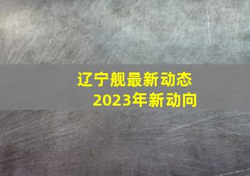 辽宁舰最新动态2023年新动向