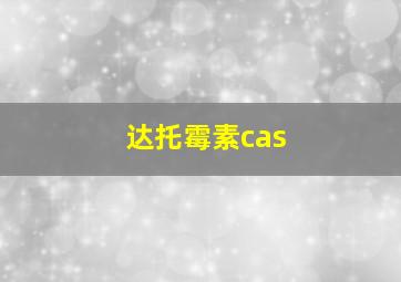 达托霉素cas