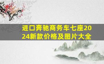 进口奔驰商务车七座2024新款价格及图片大全