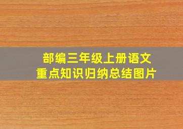 部编三年级上册语文重点知识归纳总结图片