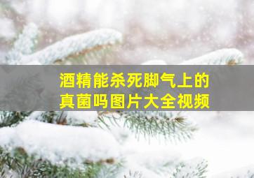 酒精能杀死脚气上的真菌吗图片大全视频