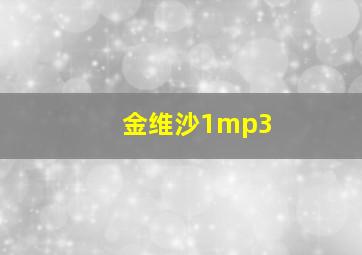 金维沙1mp3