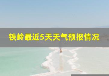 铁岭最近5天天气预报情况