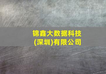 锦鑫大数据科技(深圳)有限公司