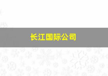 长江国际公司