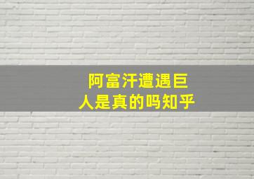 阿富汗遭遇巨人是真的吗知乎