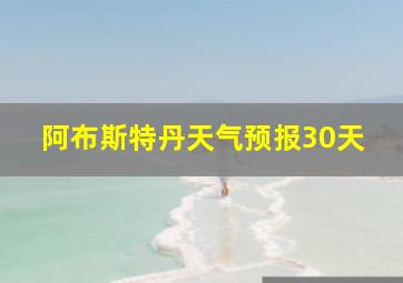 阿布斯特丹天气预报30天