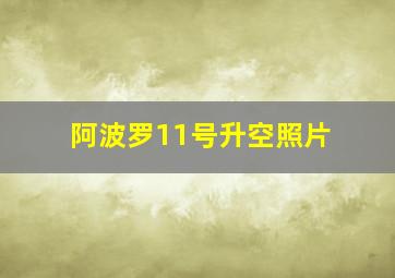 阿波罗11号升空照片