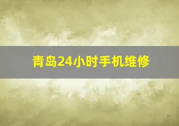 青岛24小时手机维修