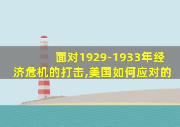 面对1929-1933年经济危机的打击,美国如何应对的