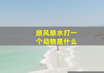 顺风顺水打一个动物是什么