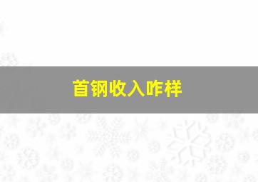 首钢收入咋样