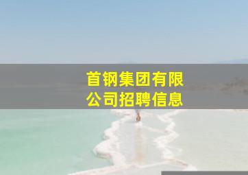 首钢集团有限公司招聘信息