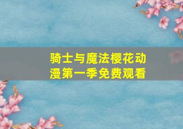 骑士与魔法樱花动漫第一季免费观看