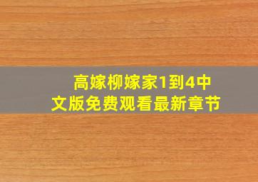 高嫁柳嫁家1到4中文版免费观看最新章节