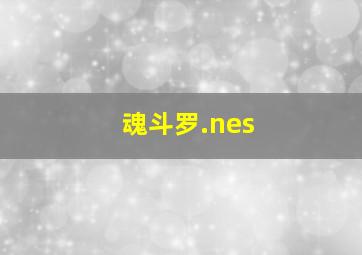 魂斗罗.nes