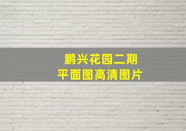 鹏兴花园二期平面图高清图片