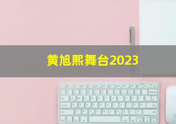 黄旭熙舞台2023