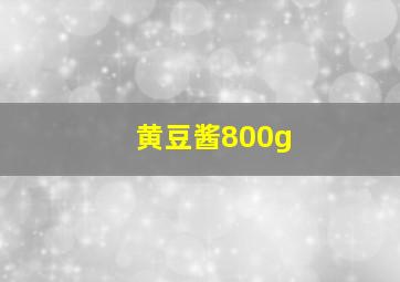 黄豆酱800g