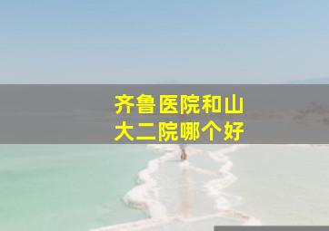 齐鲁医院和山大二院哪个好