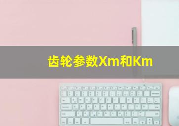 齿轮参数Xm和Km