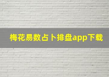 梅花易数占卜排盘app下载