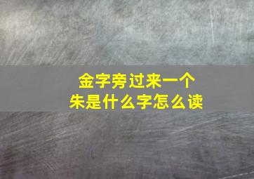 金字旁过来一个朱是什么字怎么读